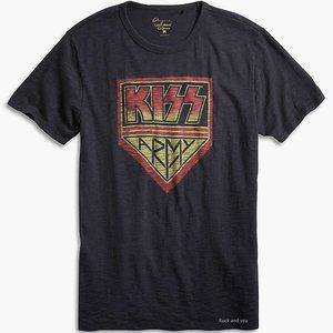 Lucky Brand Kiss Army metal rock Official T-Shirt M NWT